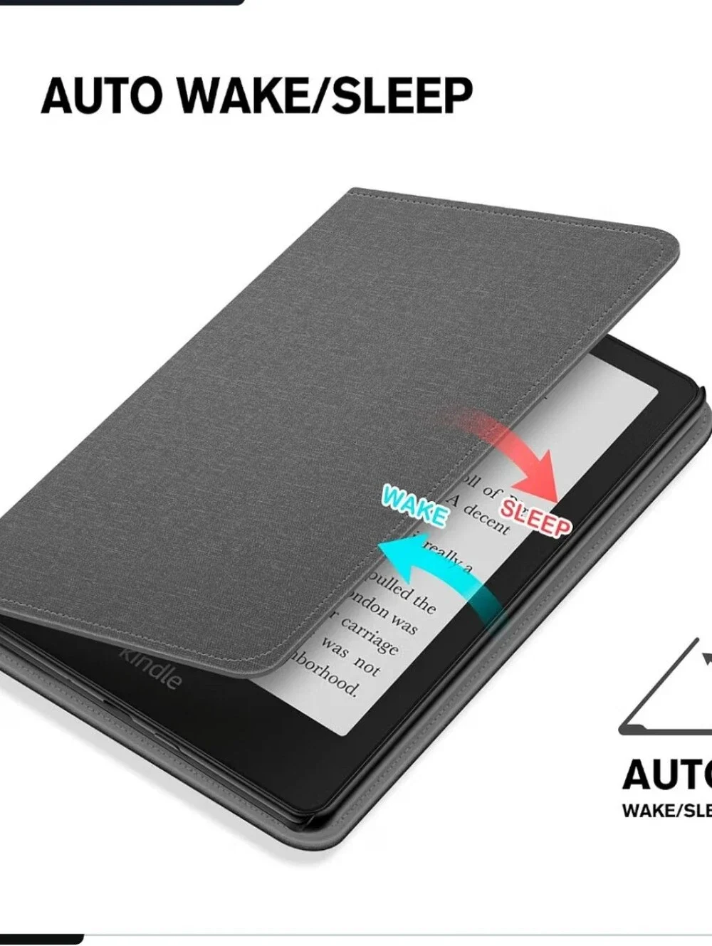 New Ayotu case for Kindle Paperwhite 2021  PU Leather Cover 11th Gen Blue
